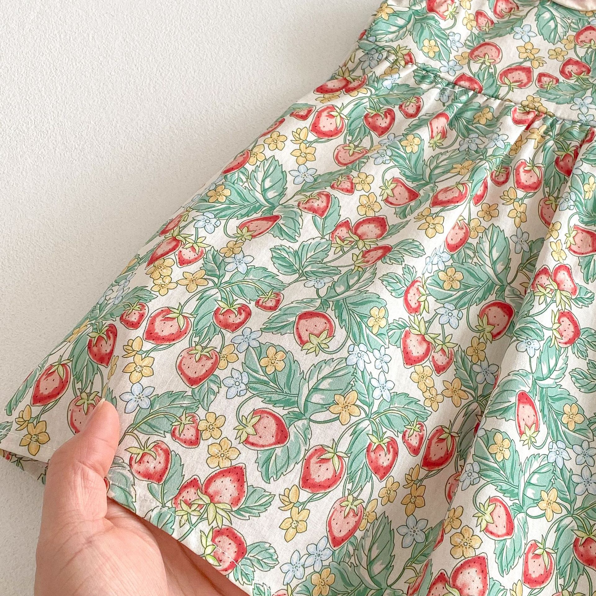 Baby Kid Girls Strawberry Princess Sundress