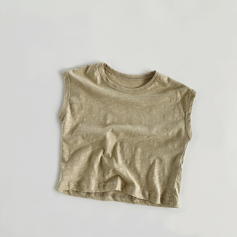 Kid Solid Color and Stripe Tank