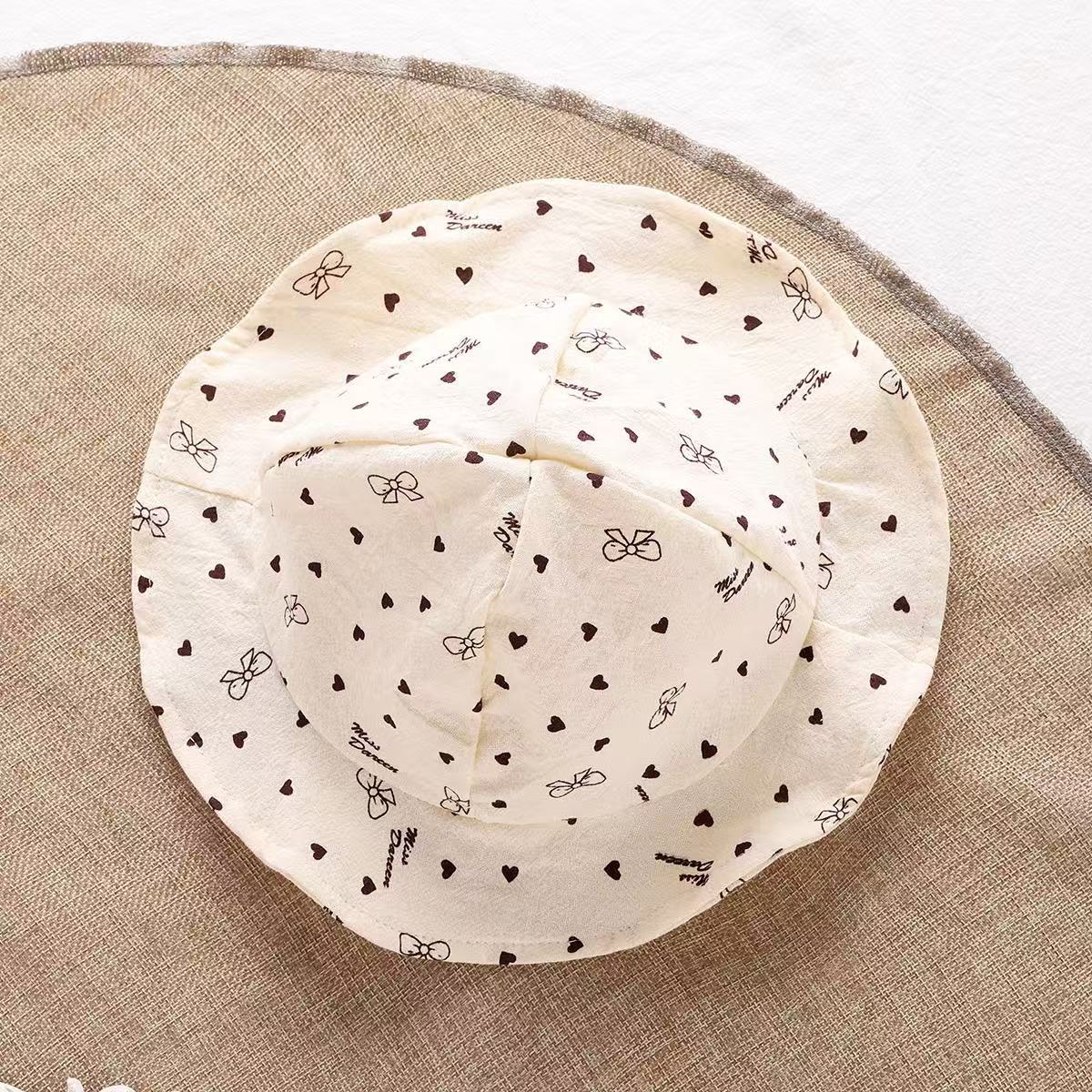 Baby Girl Love Heart Bowknots Romper with Hat