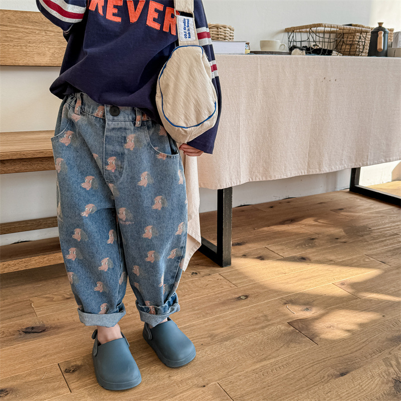 Kid Dog Casual Denim Pants