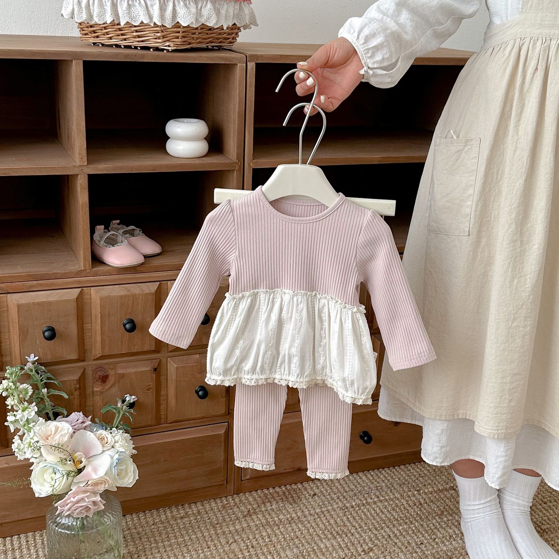 Baby Toddler Girl Lace 2-Piece Sets