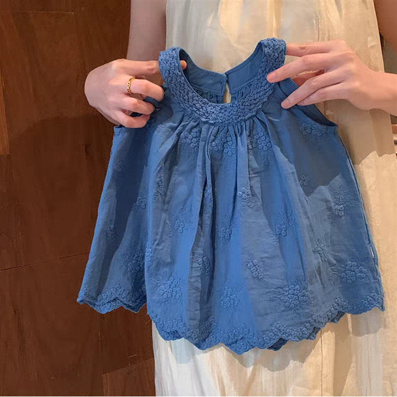 Toddler & Kids Blue Tank and Pants Set