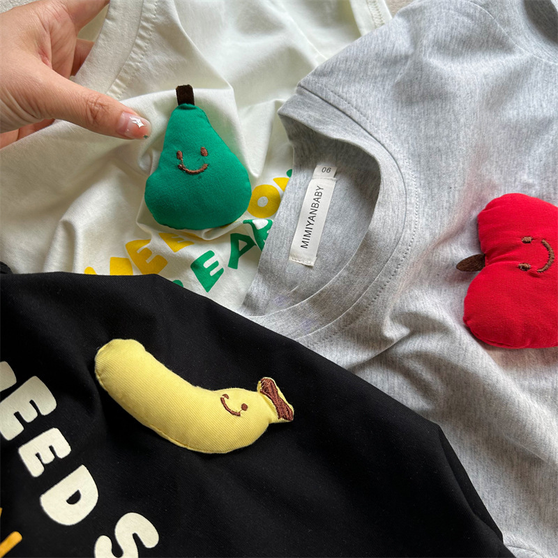 Toddler 3D Apple Bananas-shirt