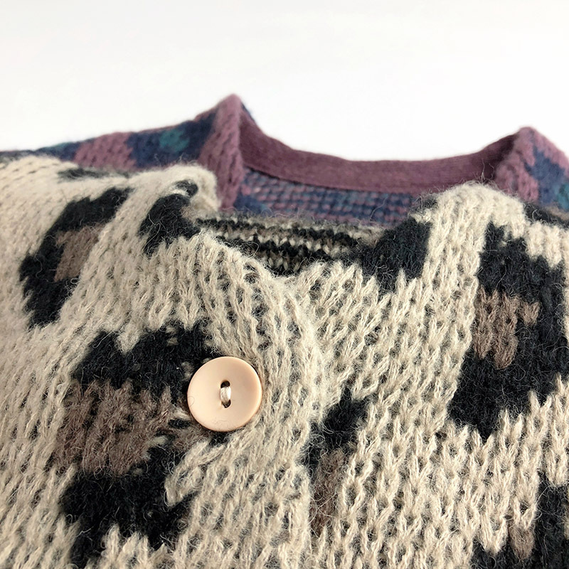 Kid Leopard Print Cardigan Sweater