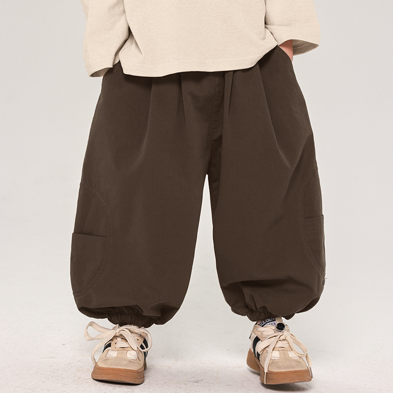 Toddler Plain Design Loose Jogger Pants