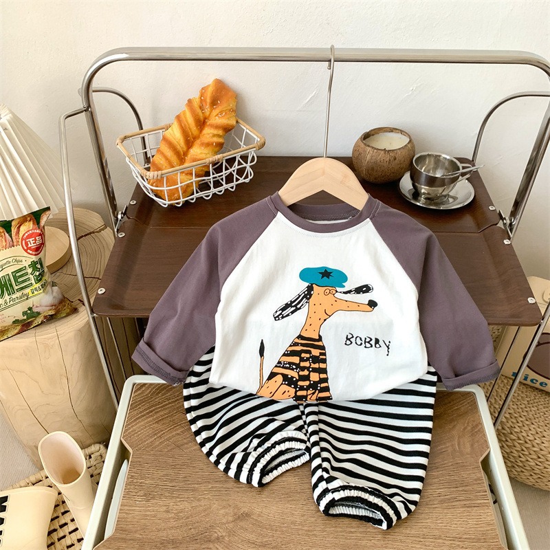 Toddler Animal Contrasting Sweatshirt