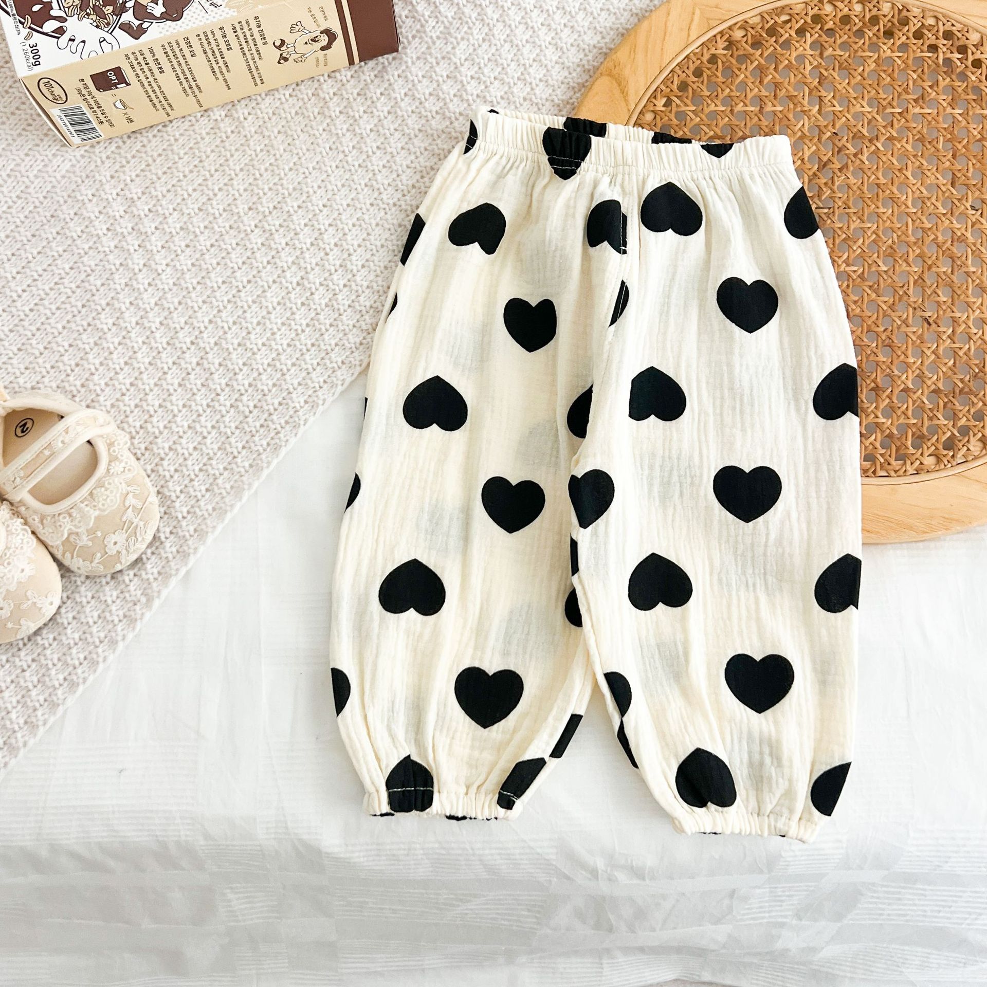 Toddler Apple Dots Florals Pants