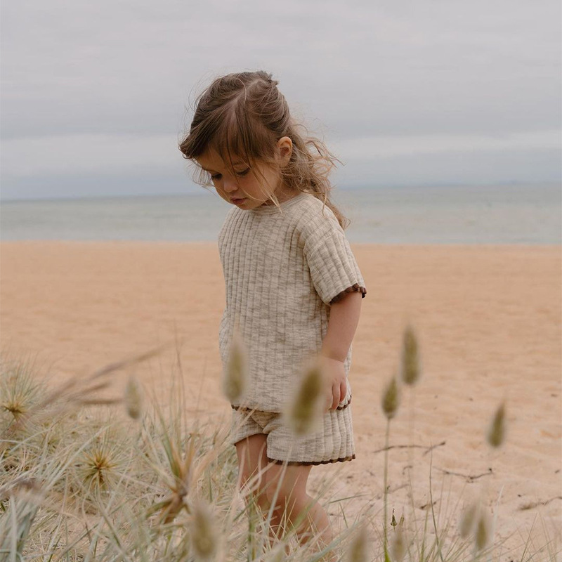 Baby Girls Heart Hollow Sweater Bodysuit