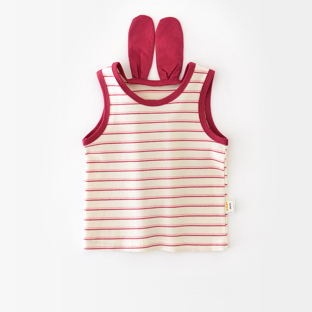 Baby Stripe Rabbit Vest