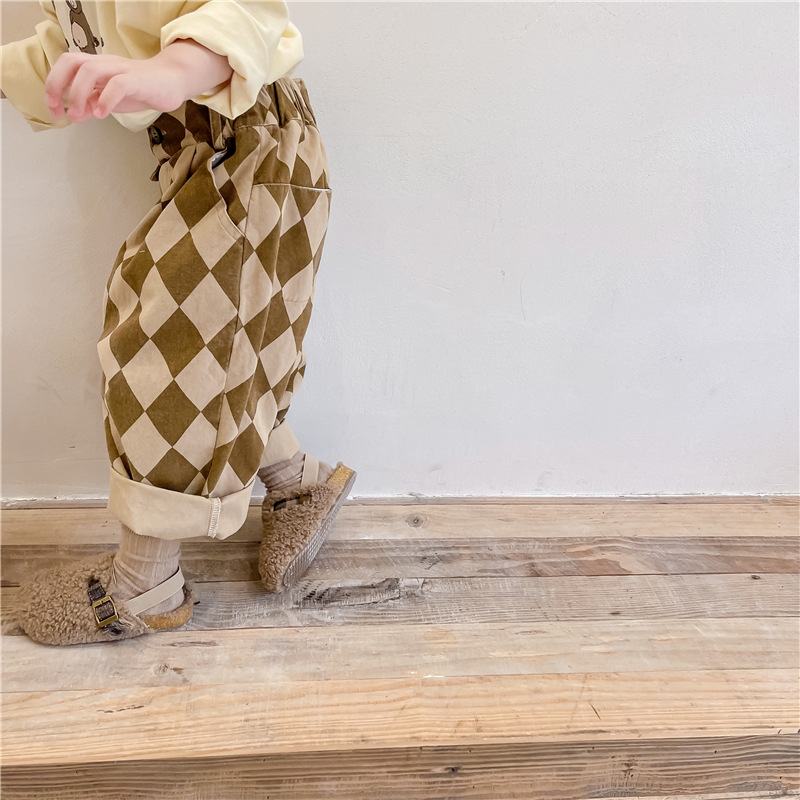 Kid Diamond Casual Denim Pants