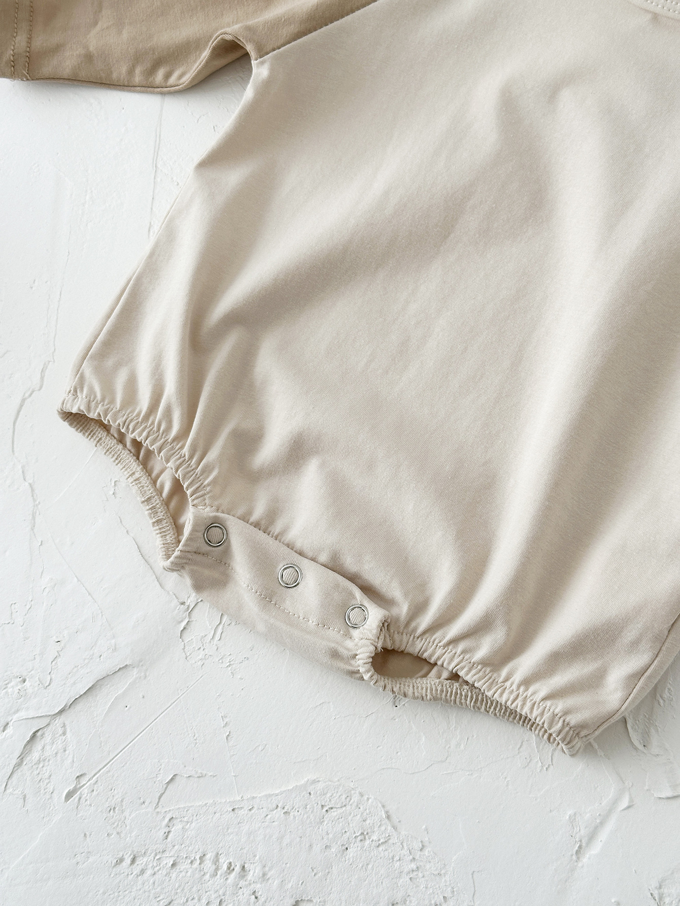 Baby Contrast Color Bodysuit