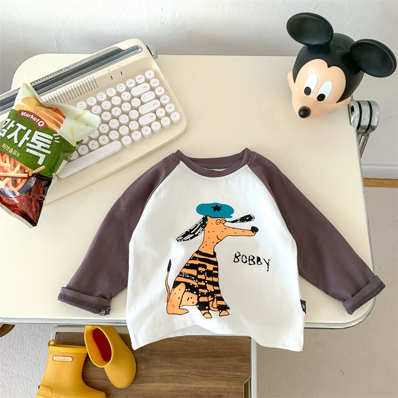 Toddler Animal Contrasting Sweatshirt