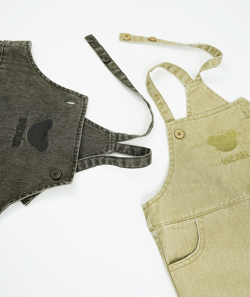 Toddler Vintage Bear Overalls