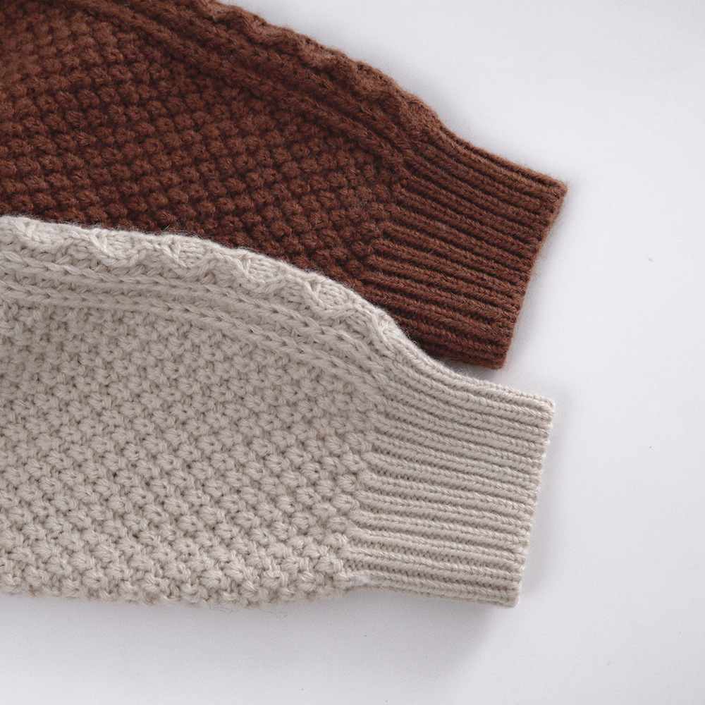 Kid Woven Turtleneck Sweater
