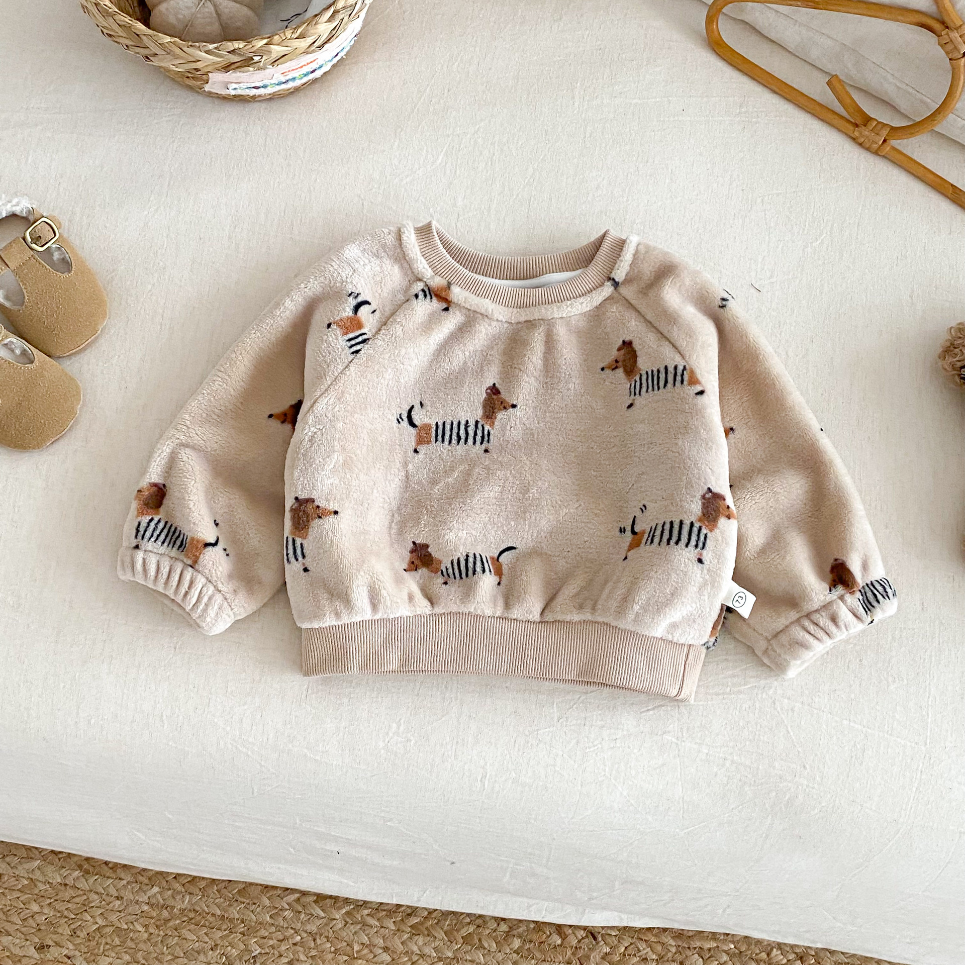 Baby Dogs Double Sided Fleece 2-piece Set