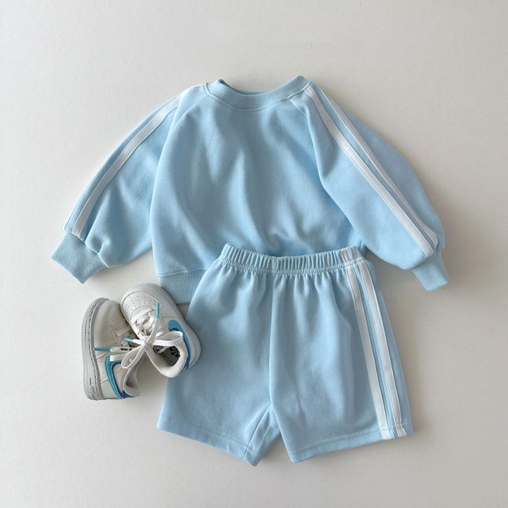 Baby Toddler Web Sweatshirt Shorts set