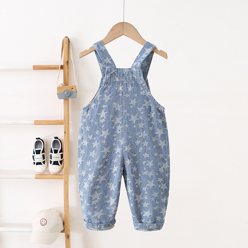 Baby Casual Star Denim Overalls