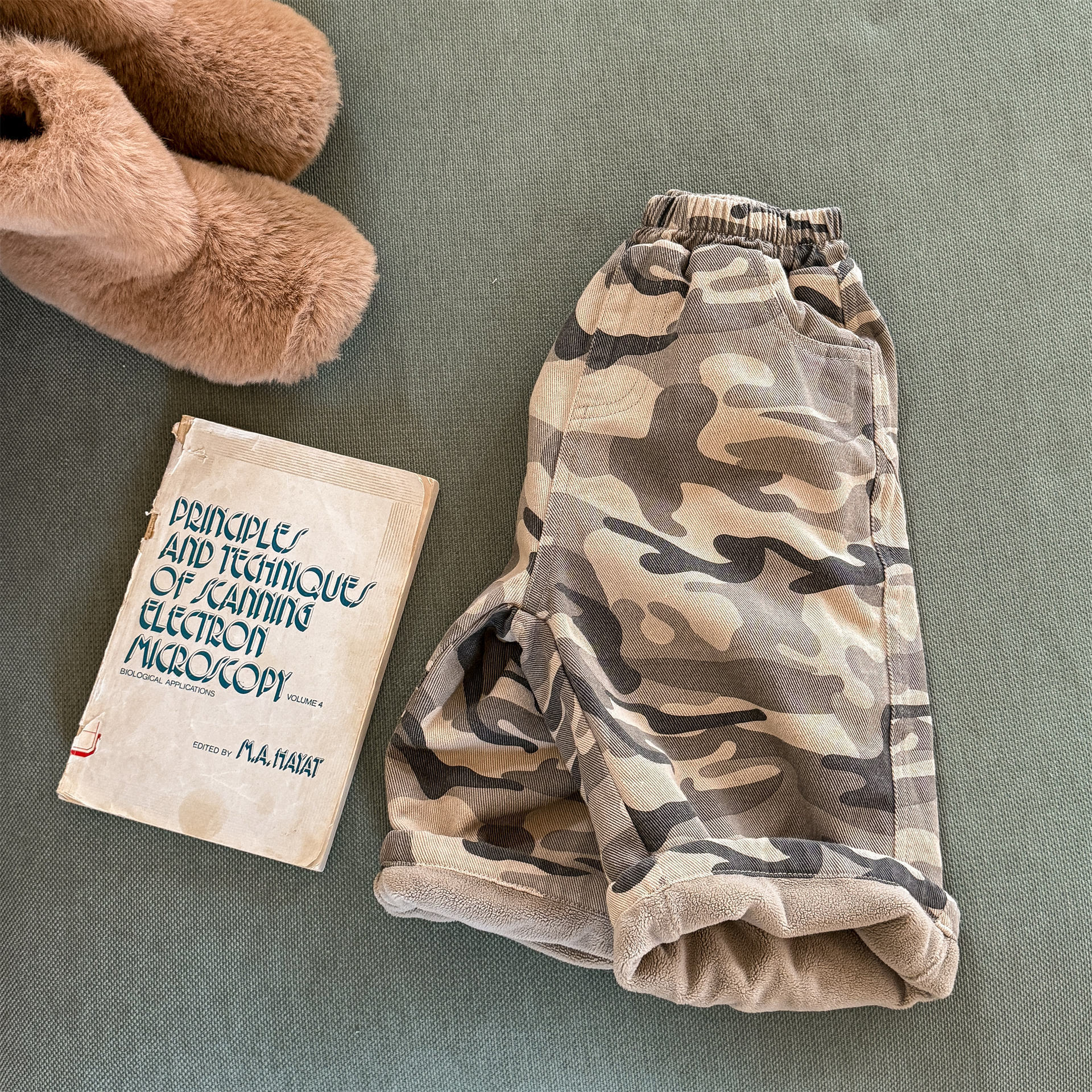 Kids Camo Warm Winter Casual Pants