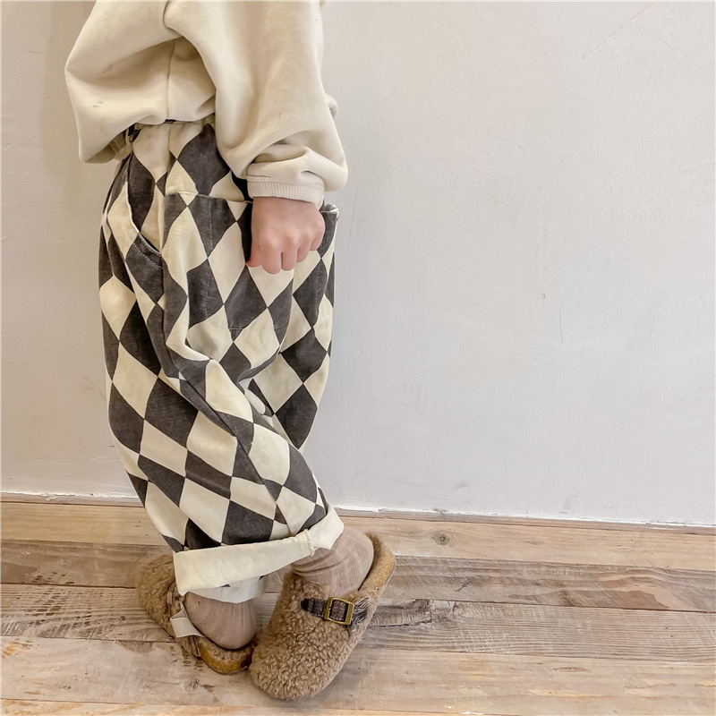 Kid Diamond Casual Denim Pants