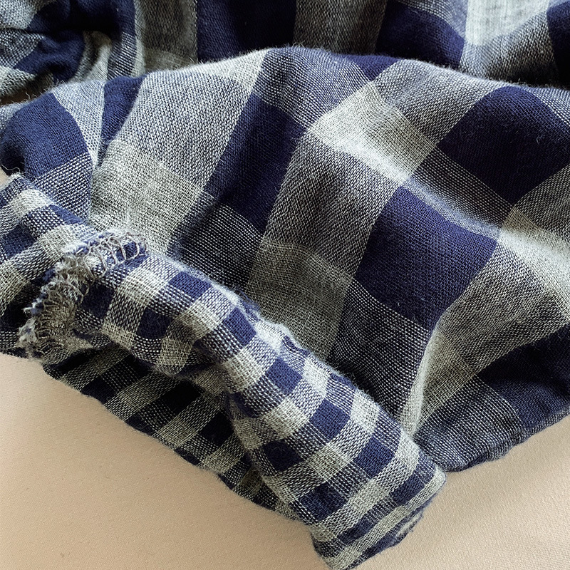 Toddler Kid Blue Plaid Pants