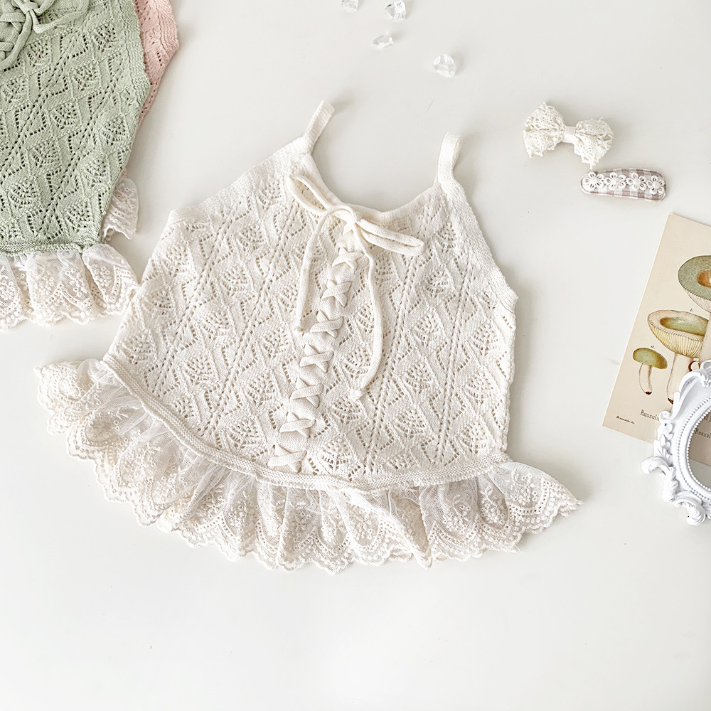 Baby Toddler Girl Lace Braided Vest
