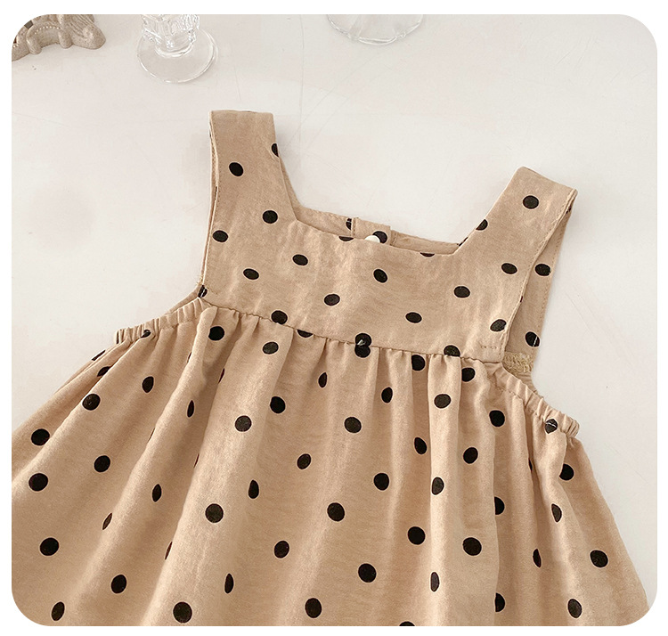 Baby Girl Polka Dot Romper