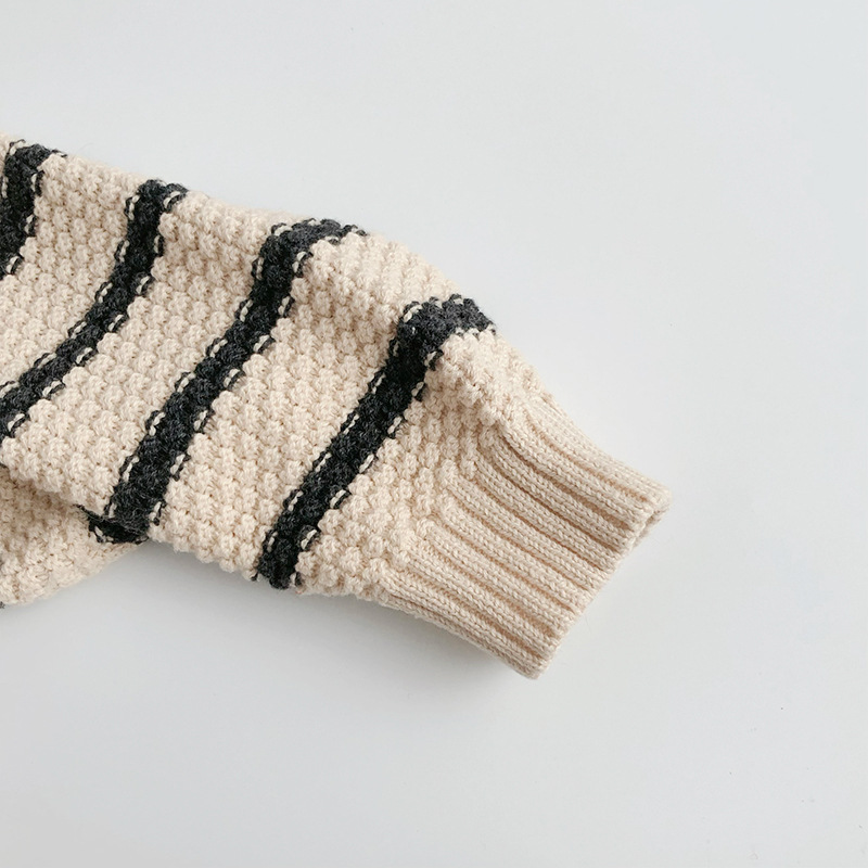 Kid Striped Polo Sweater