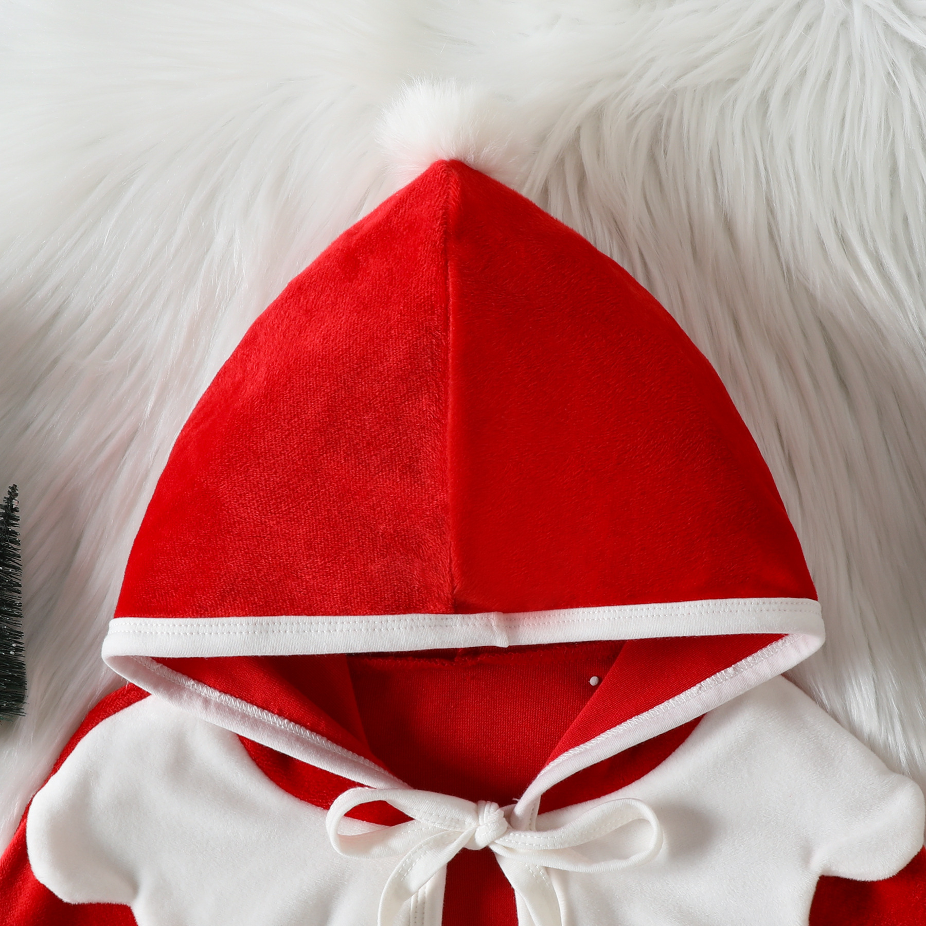 Toddler Boys Girls Christmas Santa  Snowman Hooded Cape 