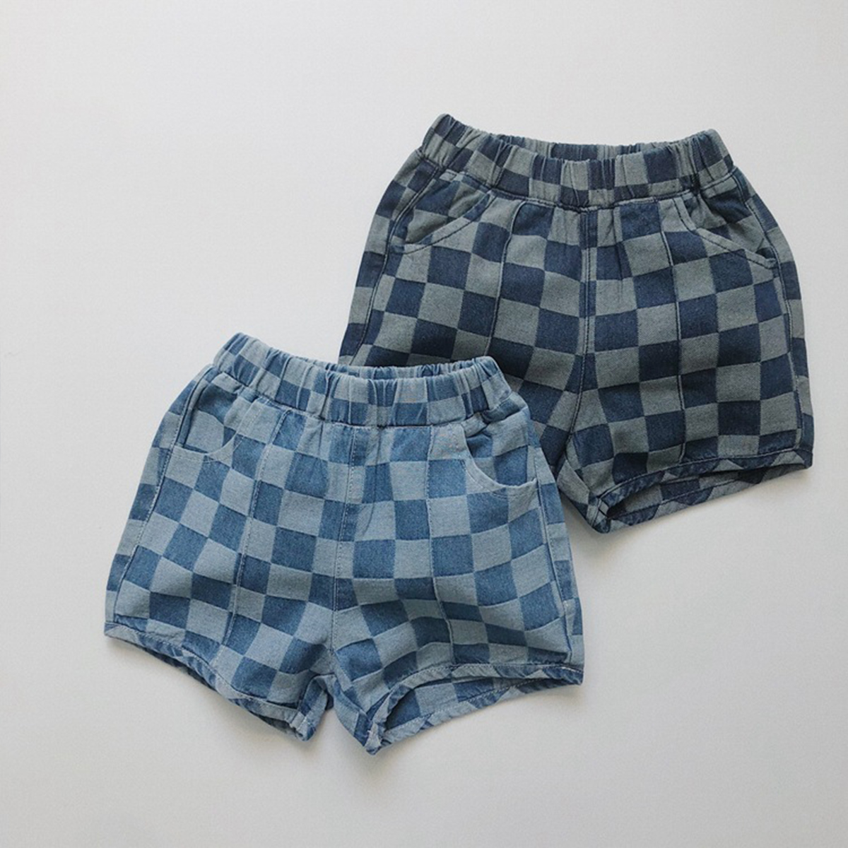 [Copy]Kid Color Block Design Loose Pants