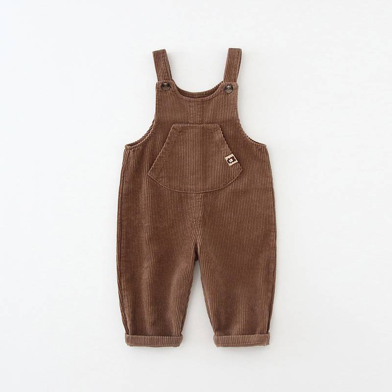Baby Toddler Solid Color Overalls