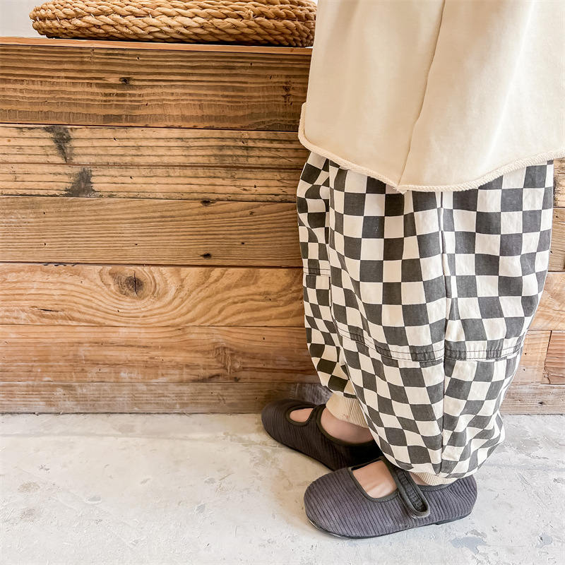 Toddler Checkerboard Casual Pants