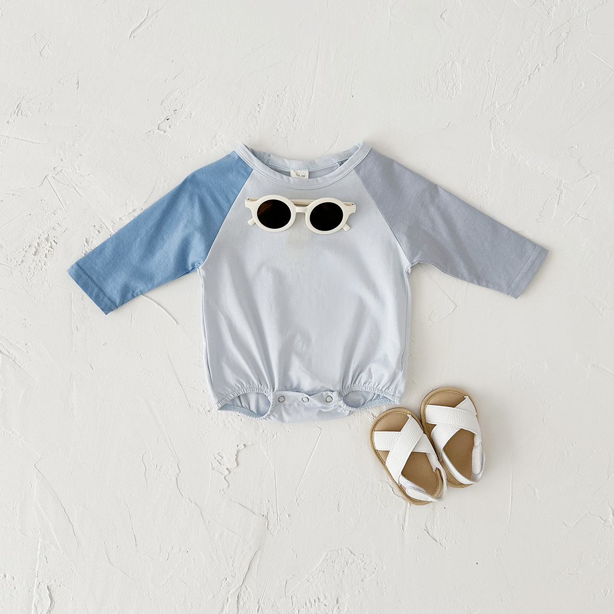 Baby Contrast Color Bodysuit