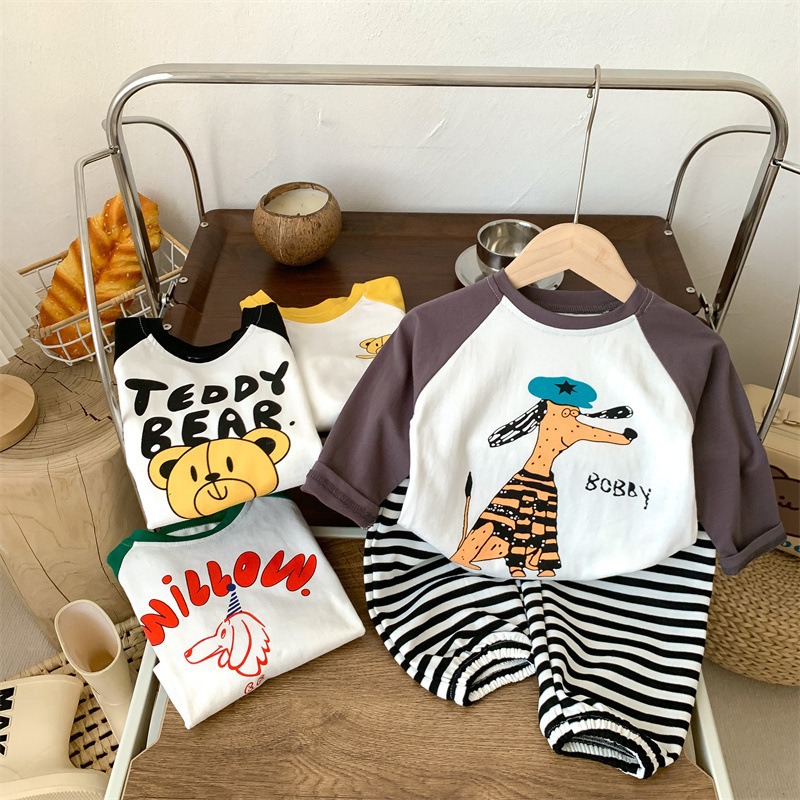 Toddler Animal Contrasting Sweatshirt