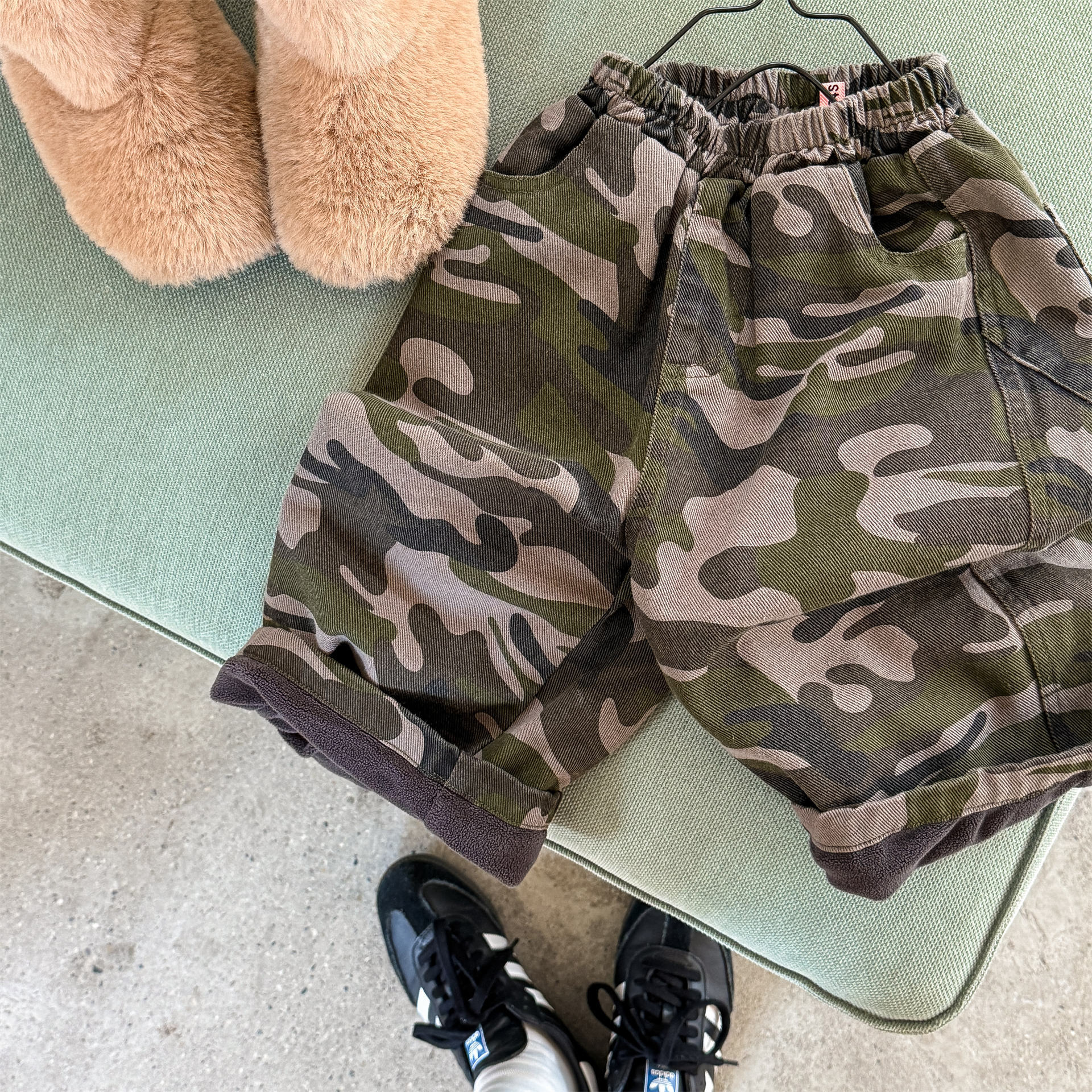 Kids Camo Warm Winter Casual Pants