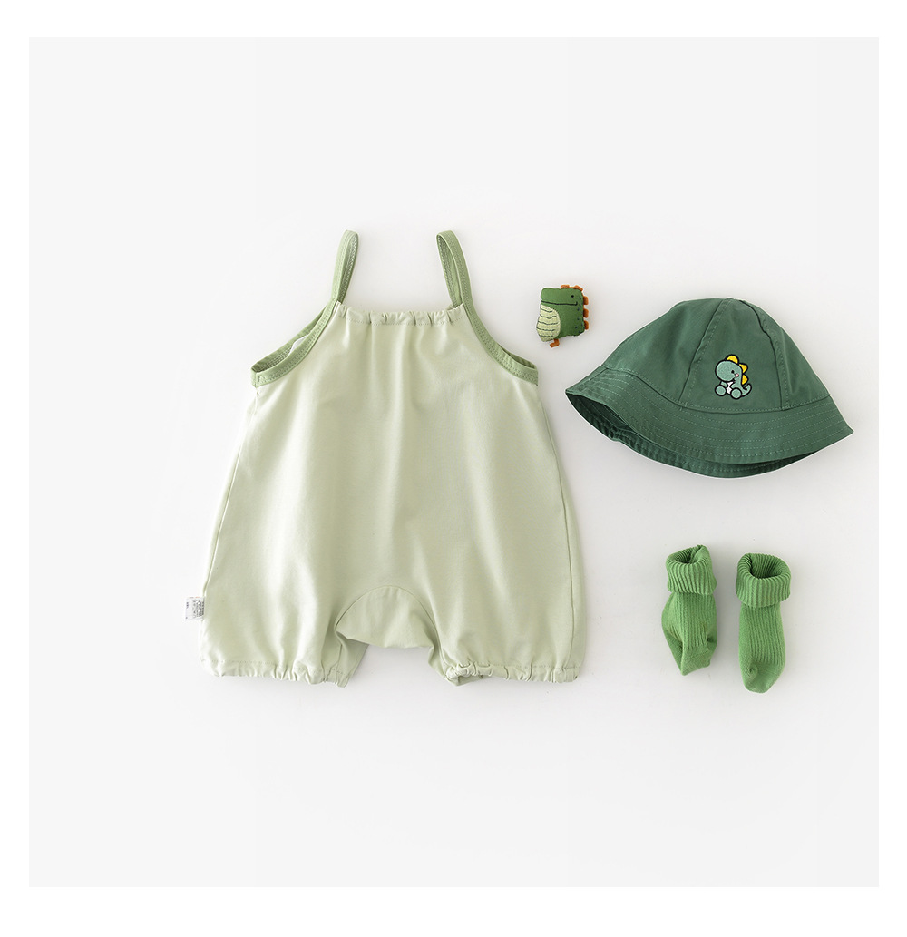 Baby Crocodile Patch Romper