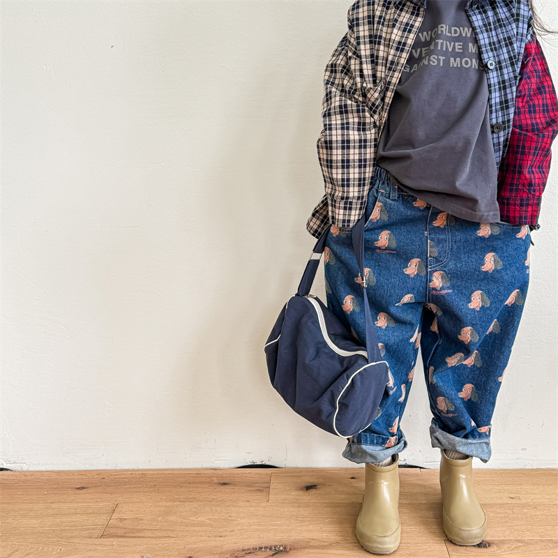 Kid Dog Casual Denim Pants