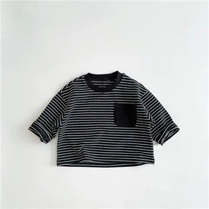 Toddler Striped Base Layer Simple T-Shirt