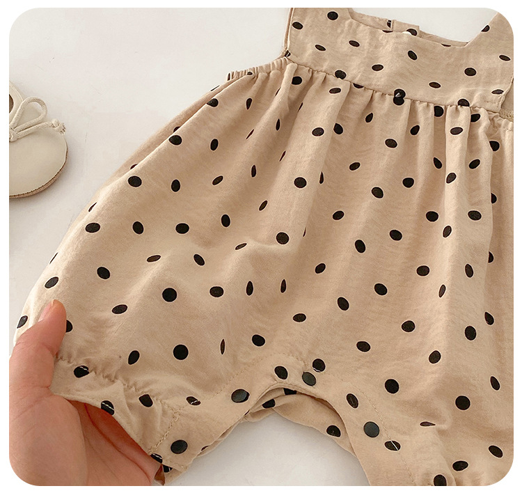 Baby Girl Polka Dot Romper