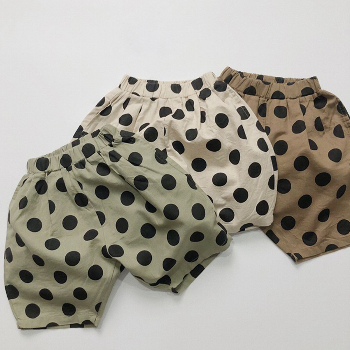 Toddler Vintage Dots  Shorts