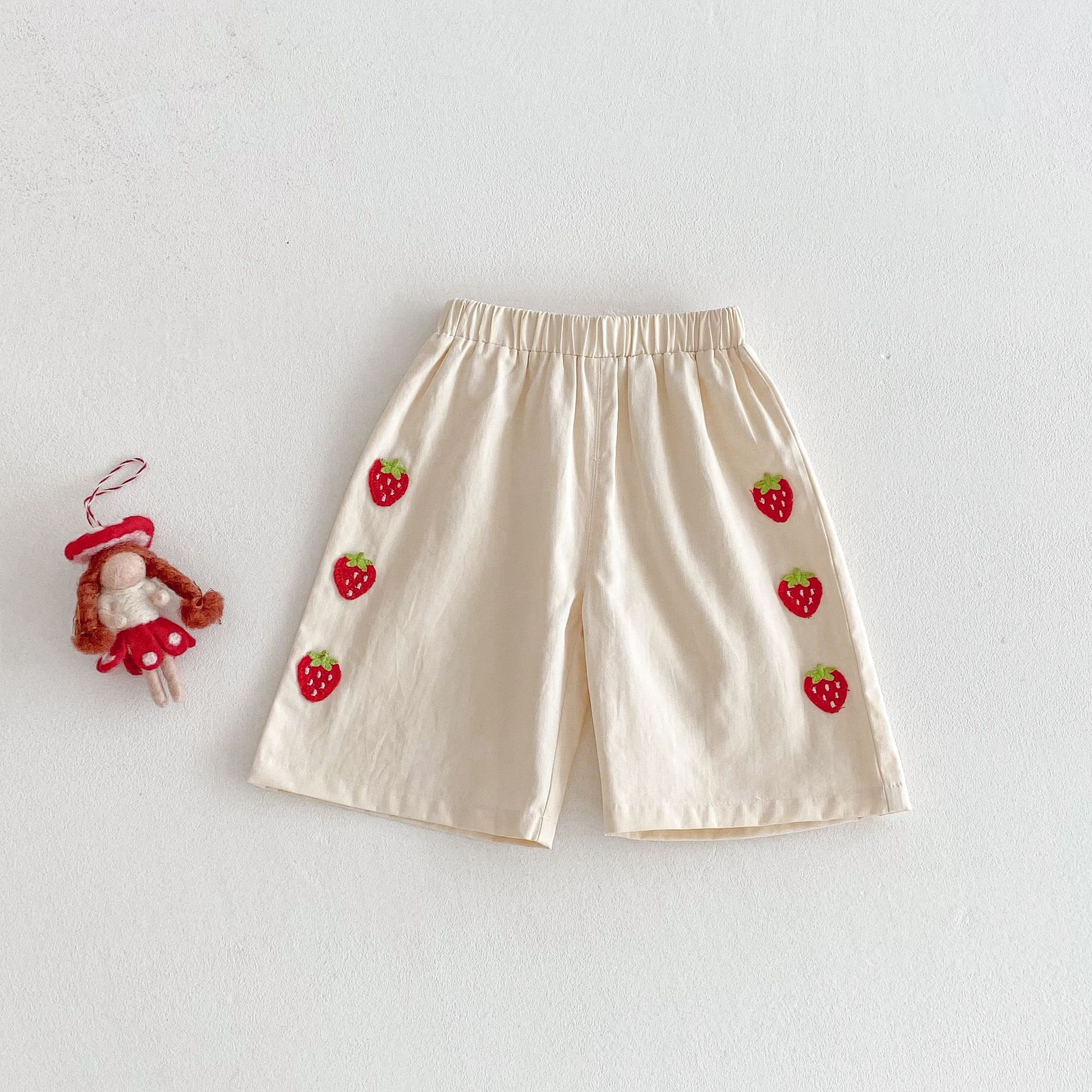 Baby Strawberry Knit Tank Top/Shorts