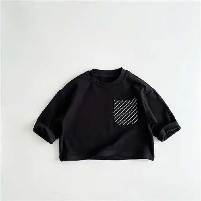Toddler Striped Base Layer Simple T-Shirt