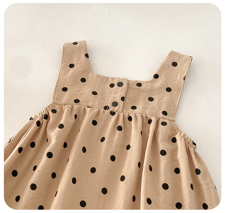 Baby Girl Polka Dot Romper