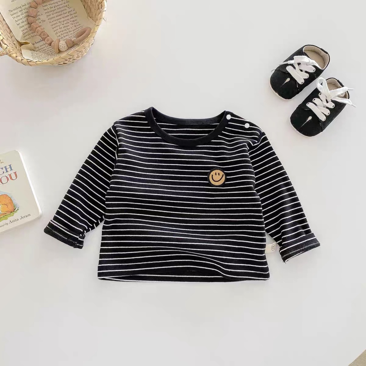 Baby Smiley Stripe T-shirt