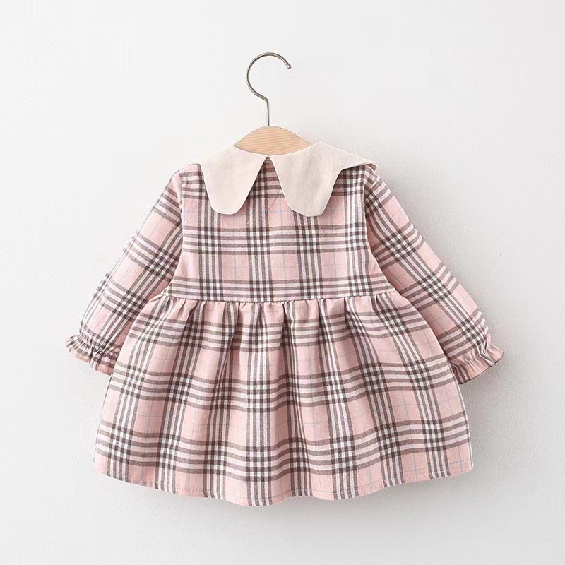 Baby Dots Ruffled Dress with Hat