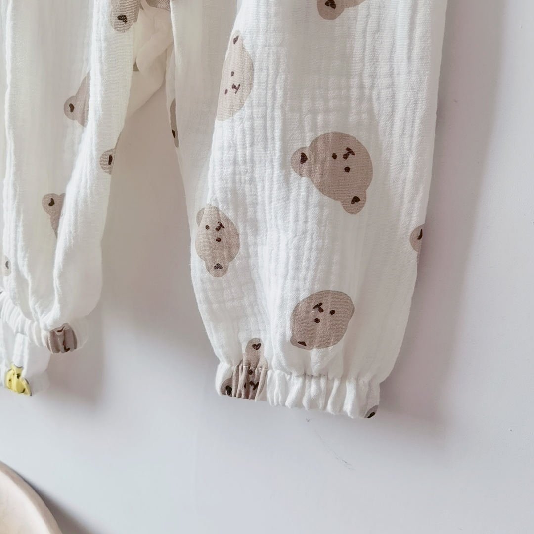 Baby Bear Florals Smile Face Pants