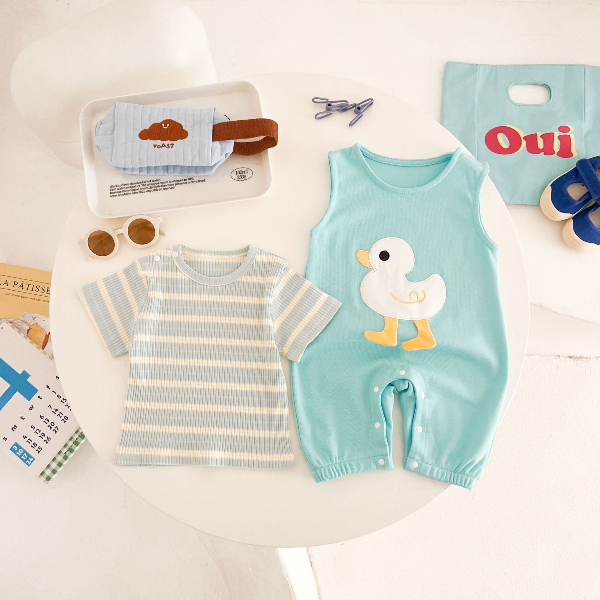 Baby Fake 2 Pieces Tomato Romper Sets