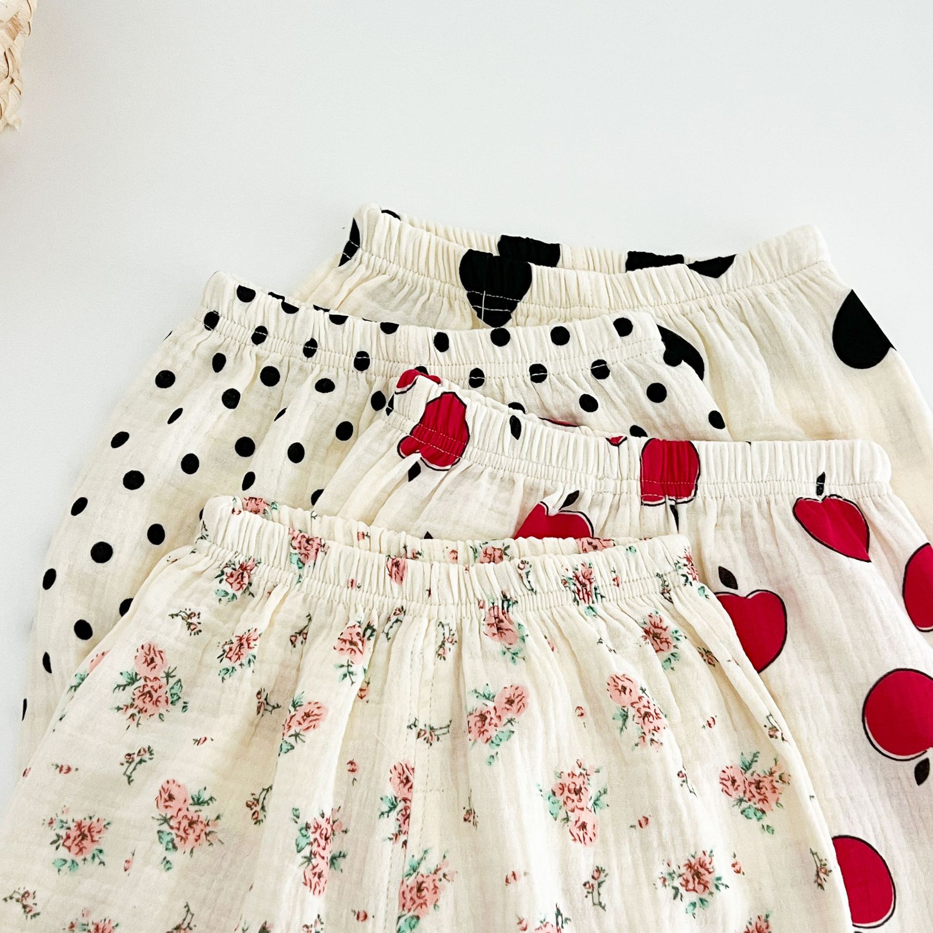 Toddler Apple Dots Florals Pants