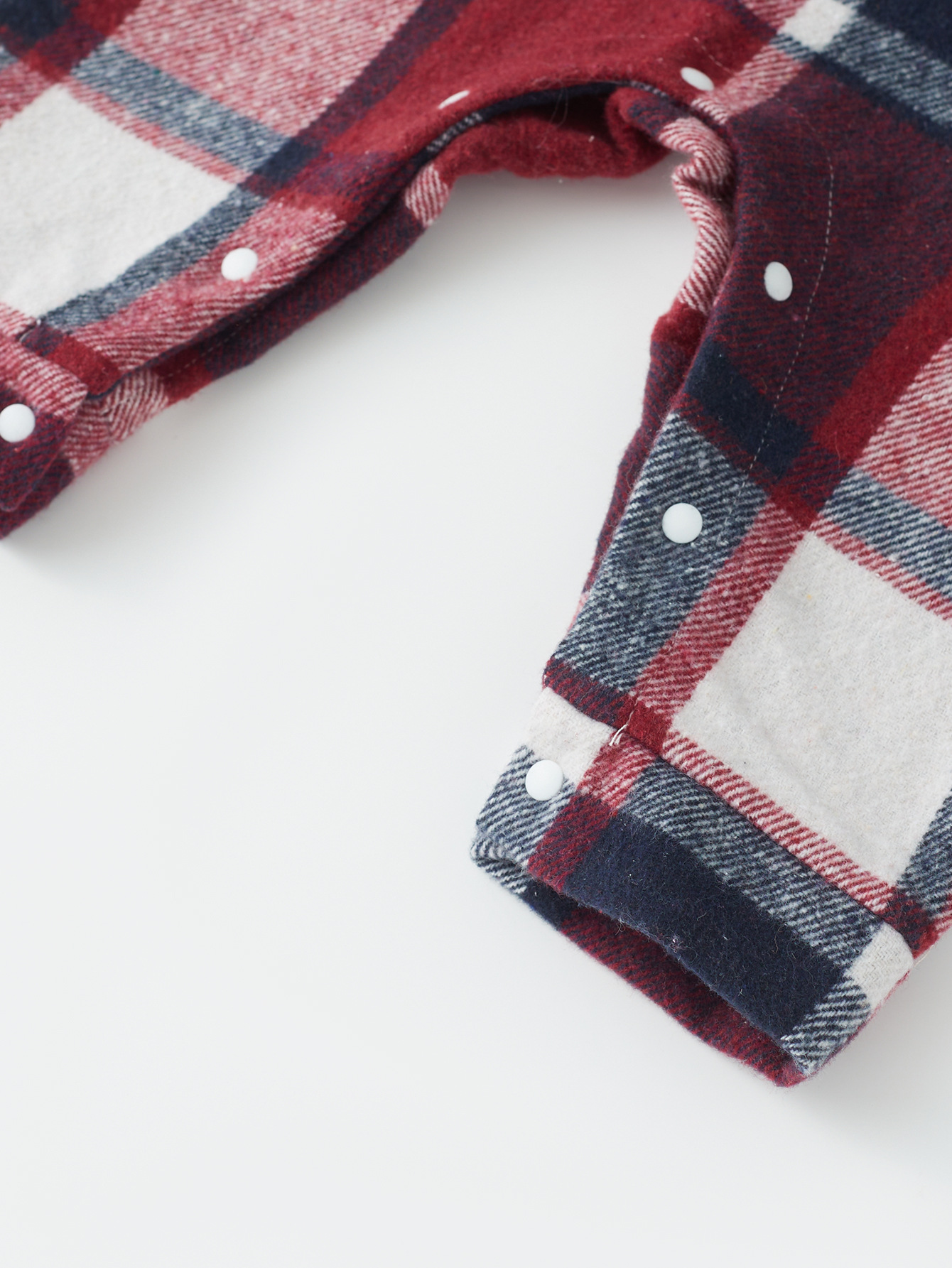 Baby Boy Plaid Romper