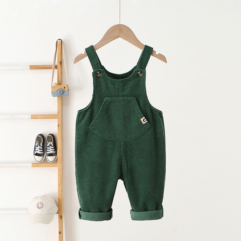 Baby Toddler Solid Color Overalls