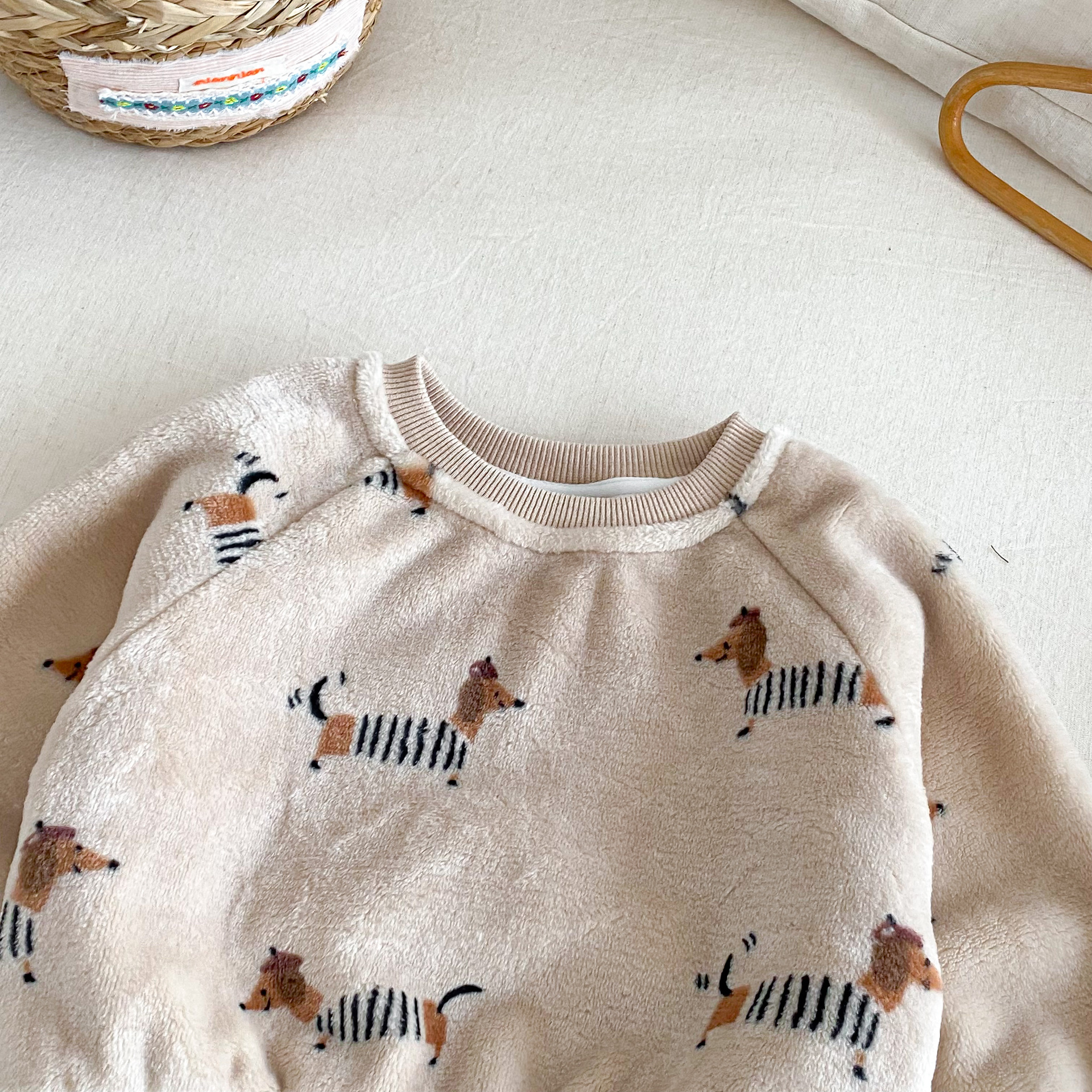 Baby Dogs Double Sided Fleece 2-piece Set